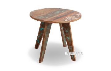 Picture of MALMO Solid Recycled Wood D70 Round Side Table