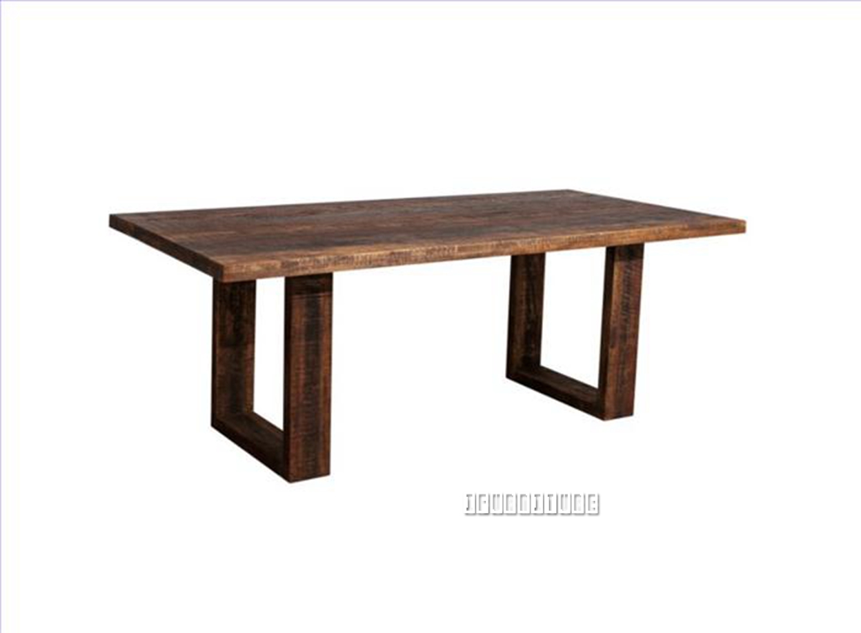 FREETOWN Solid Mango Wood Dining Table NZ's furniture portal with