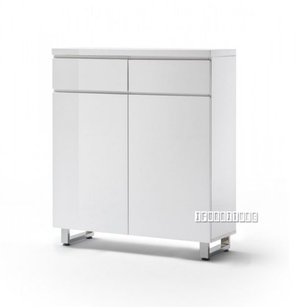 Picture of SYDNEY White High Gloss Shoe Case