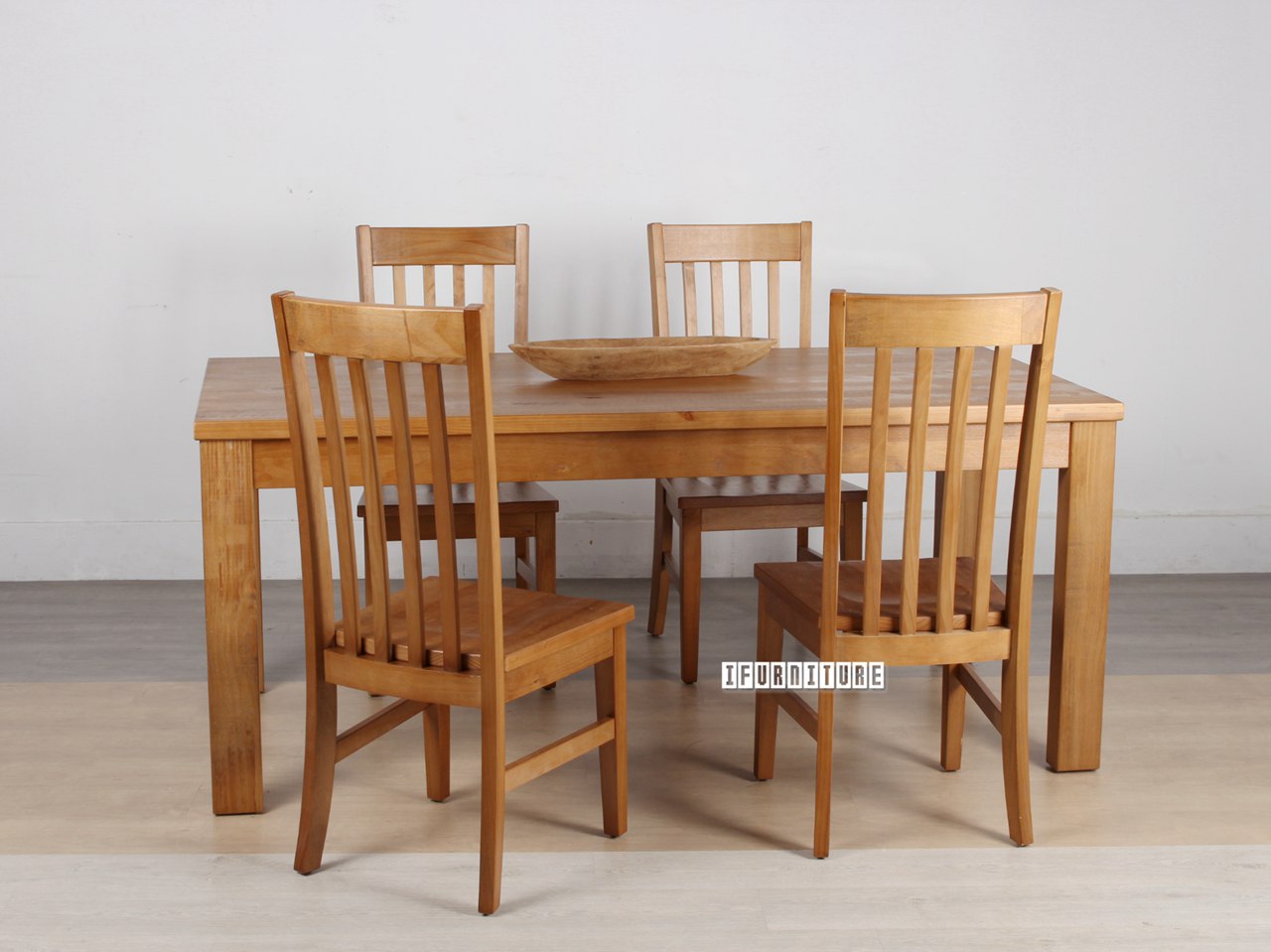 VIVIANA Solid NZ Pine Wood Dining Table