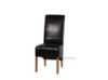 Picture of RIVERLAND Upholstery Dining Chair in Black/Brown (Solid Oak)
