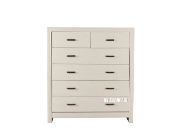 Picture of MEGAN 6 Drawer Tallboy *White