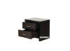 Picture of MEGAN 2 Drawer Bedside Table (Black)