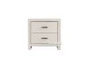 Picture of MEGAN 2 Drawer Bedside Table *White