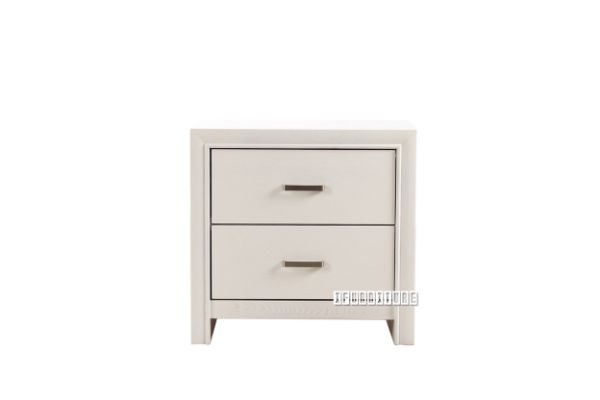 Picture of MEGAN 2 Drawer Bedside Table *White