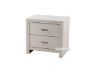 Picture of MEGAN 2 Drawer Bedside Table *White