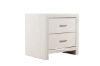 Picture of MEGAN 2 Drawer Bedside Table *White