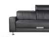 Picture of CASABLANCA Genuine Leather Corner Sofa *Black