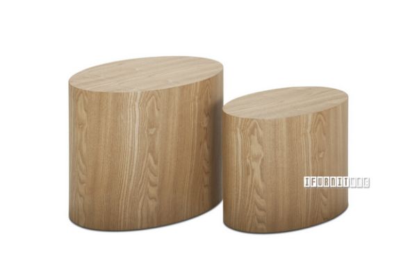 Picture of RAMME Oval Side Table Set Ash