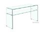 Picture of MURANO Bent Glass Hall Table with Shelf