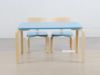 Picture of SESIKA Bent Wood Table and 2 chairs *Blue
