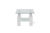 Picture of HORIZON Glass Side Table (White)