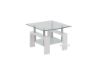 Picture of HORIZON Glass Side Table (White)