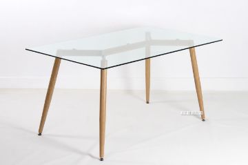 Picture of CREWE 1.5M Glass Dining Table