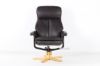 Picture of TRENT Lounge Chair with Ottoman *Genuine Cowhide