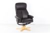 Picture of TRENT Lounge Chair with Ottoman *Genuine Cowhide