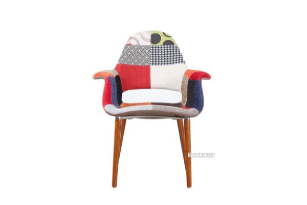 Picture of MID CENTURY MODERN ORGANIC Dining Chair *Patchwork