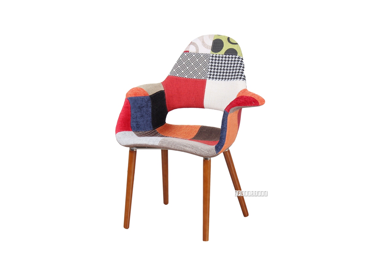 MID CENTURY MODERN ORGANIC Dining Chair *Patchwork