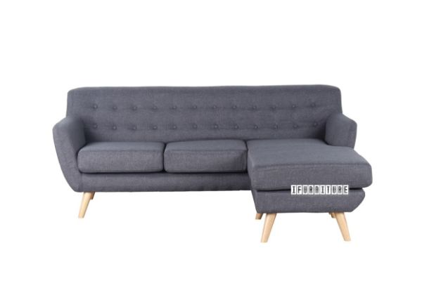 Picture of GAUTO Grey Reversible Sectional Sofa