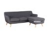 Picture of GAUTO Grey Reversible Sectional Sofa