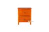 Picture of METRO 2-Drawer Bedside Table (Warm Honey)