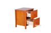 Picture of METRO 2-Drawer Bedside Table (Warm Honey)