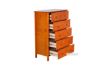 Picture of Metro Solid Pine 6 drw Tallboy *Warmhoney