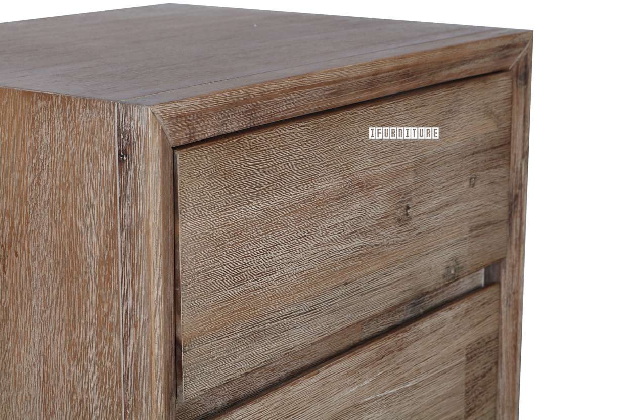 NEPTUNE Solid Acacia Bedside Table