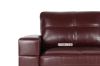 Picture of HONITON Sofa in Burgundy *Air Leather