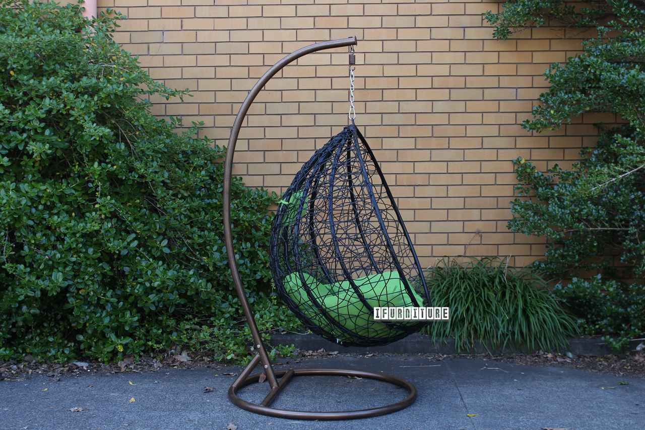 ALBURY Rattan Hanging Egg Chair