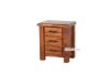 Picture of FOUNDATION 3-Drawer Bedside Table (Rustic Pine)