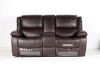 Picture of BRIGHTON Reclining Leather Sofa Range (Espresso Color) - 1 Seater