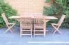 Picture of BALI Solid Teak TGF-010 A 160/210 7PC Extension Dining Set