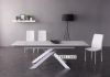 Picture of VOLAKAS 160-240 Extension Ceramic Marble Dining Table *White