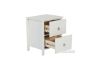 Picture of [FLOOR MODEL CLEARANCE] METRO 2-Drawer Bedside Table (White)