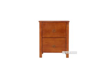 Picture of METRO 2-Drawer Bedside Table (Caramel)