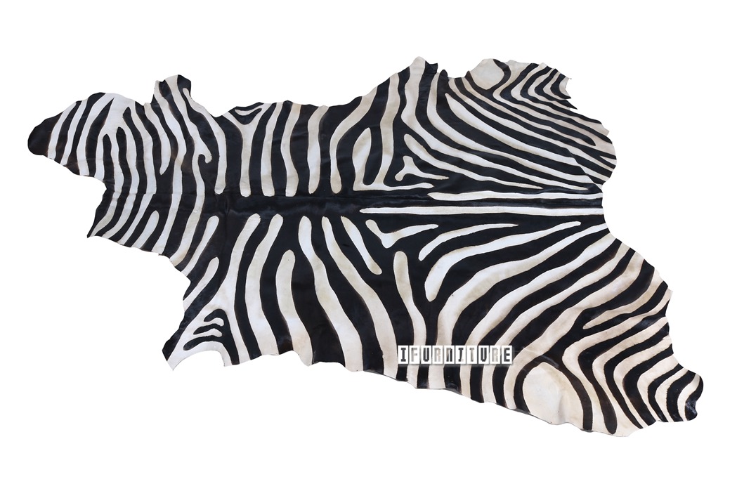 ZEBRA Mat/Carpet * Genuine Cowhide