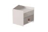 Picture of TWIRL 1-Drawer Bedside Table (Grey)