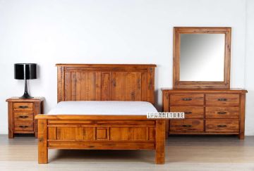 Picture of FOUNDATION Bedroom Combo in Queen/King/Super King Size (Rustic Pine)