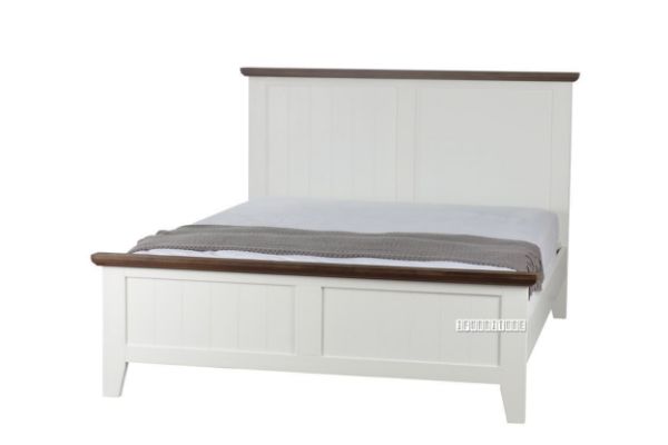 Picture of CAROL Solid Acacia Wood Bed Frame - Super King