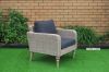 Picture of OASIS  Solid Acacia 4PC Wicker Coffee Table & Sofas *ALUMINIUM FRAME