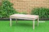 Picture of OASIS  Solid Acacia 4PC Wicker Coffee Table & Sofas *ALUMINIUM FRAME