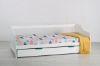 Picture of SUPER NATURAL Solid Pine Trundle Bed *White