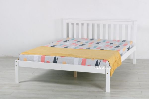 Picture of SNOW WHITE Solid Pine Bed in *Single/ King Single/Double/ Queen Size