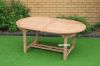 Picture of BALI Solid Teak Oval 160-240 Extension Dining Set - 9PC