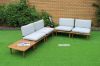 Picture of ARLO Aluminium Frame Modular Outdoor Sofa Set *Solid wood