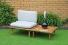 Picture of ARLO Aluminium Frame Modular Outdoor Sofa Set *Solid wood