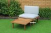 Picture of ARLO Aluminium Frame Modular Outdoor Sofa Set *Solid wood