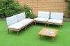 Picture of ARLO Aluminium Frame Modular Outdoor Sofa Set *Solid wood