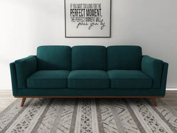 Picture of PANAMA 3 Seat Sofa *Green  Velvet